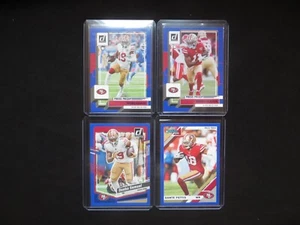 4x Donruss NFL 49ers Wide Receiver Blue Press Proof - Deebo Samuel Brandon Aiyuk - Bild 1 von 5