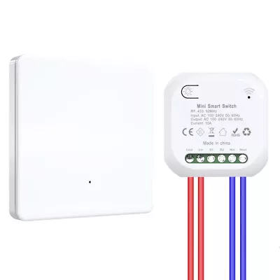 Funkschalter System batterie Funk Wand Schalter Funk Empfänger Lichtschalter - Bild 1 von 4