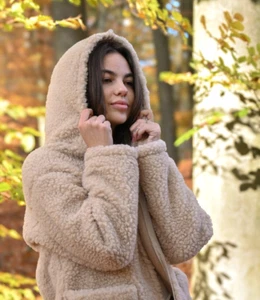 Chaqueta de lana 100% LANA talla S - XXXL lana de cordero lana merino chaqueta de lana de oveja - Imagen 1 de 16