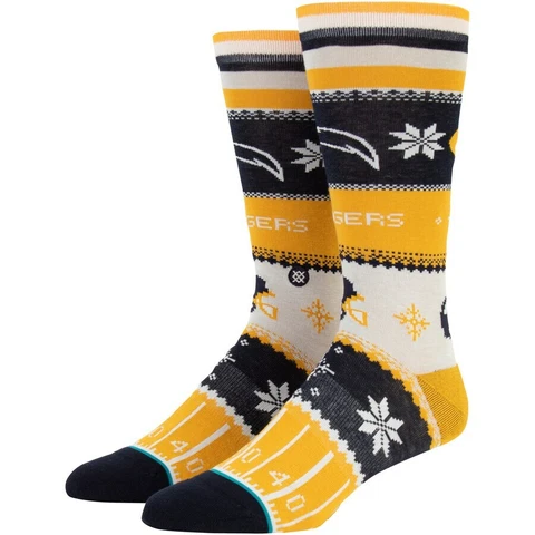 Stance Los Angeles Chargers Holiday Ugly Sweater Crew Socks  NEW WITH TAGS Cover