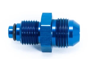Servoadapter M16x1,5 zu Dash 8 / -8 AN / JIC 8 Einschrauber Blau eloxiert - Picture 1 of 4