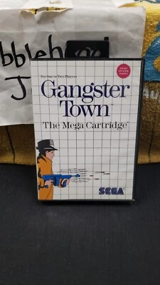 CIB GANGSTER TOWN SEGA MASTER SYSTEM VIDEO GAME COMPLETE IN BOX - Image 1 of 4