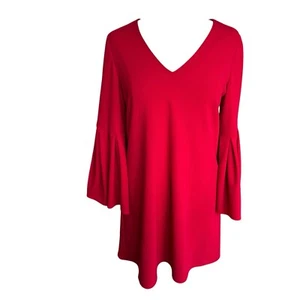 Antonio Melani Dress Emily Bell Sleeve Red Women’s Sz  US 6 NEW Holiday Party - Picture 1 of 7