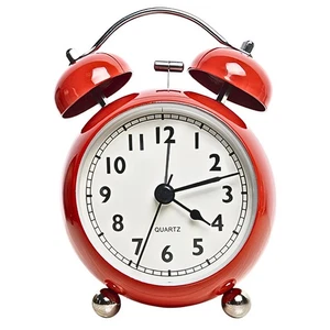 Charmoon Analog Alarm Clock, Loud Bell, Continuous Second Hand, Quiet - Picture 1 of 8
