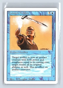 (3x) ANIMATE ARTIFACT – MTG Magic the Gathering Card – Revised – Uncommon - Picture 1 of 6
