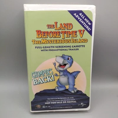 Land Before Time V: Mysterious Island VHS 1997 (Clamshell) NOT FOR SALE SCREENER - Image 1 of 4