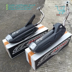 FK Racing Full System Knalpot Racing Yamaha Lexi 125 – Stainless Muffler - Bild 1 von 5