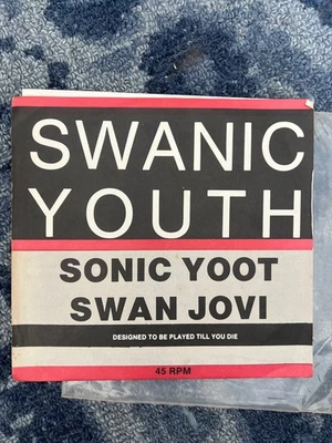 7-дюймовый винил SWANIC YOUTH Sonic Yoot / Swan Jovi 1987 NOISE ROC Swans Sonic Youth - Изображение 1 из 2