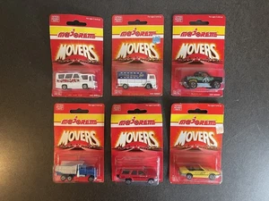 Vintage Majorette Movers Diecast Cars and Trucks (Lot of 6) Mini Bus, Blazer - Picture 1 of 13