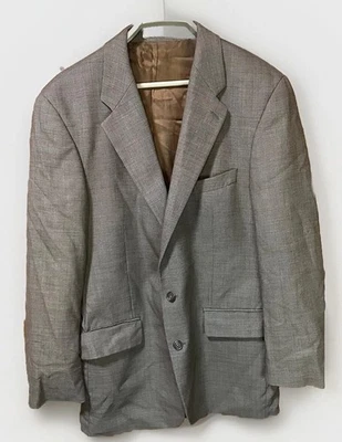 Vintage Chaps Ralph Lauren Blazer Suit Jacket Brown Wool Classic Fit Men’s 44T - Image 1 of 4