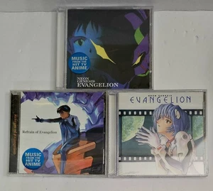 3 Neon Genesis Evangelion  CDs CD LOT  Original Soundtrack  2004, Geneon NEW - Picture 1 of 2
