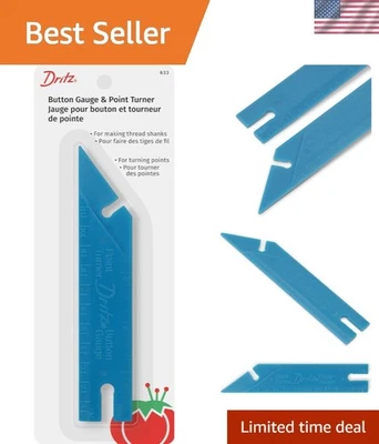 Versatile Button Gauge & Point Turner - Achieve Professional Sewing Results - Image 1 of 4
