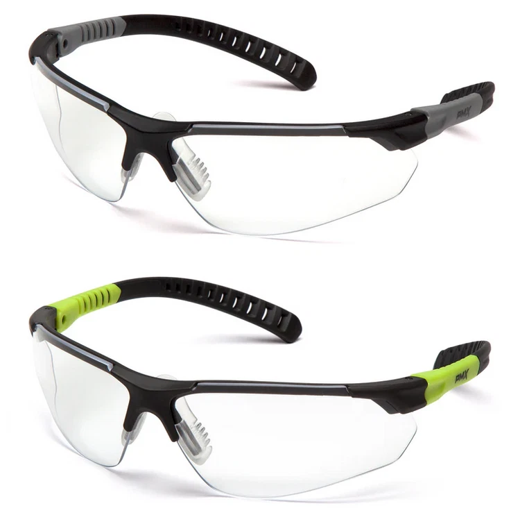 Vidrio de seguridad Pyramex Sitecore, lente transparente y gris (con opciones antiniebla) Foto 1 de 4