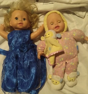 Vintage Baby Dolls Mixed Lot of 2 Mattel Little Mommy/ Fisher-Price Bedtime Baby - Image 1 of 4