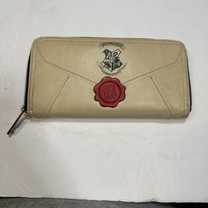 Cartera Harry Potter Hogwarts Carta de Aceptación Mujeres Cremallera Alrededor Cartera - Imagen 1 de 7