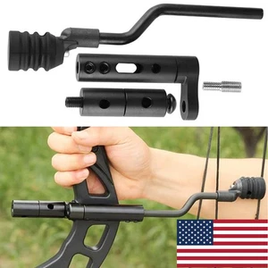 Compound Bow String Stop Bracket Suppressor Rod Stabilizer Mount Archery Hunting - Picture 1 of 13