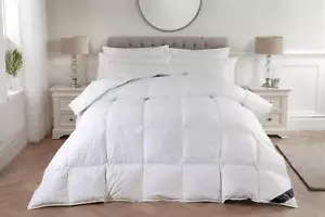 Superking Bed Size Goose Feather & Down Duvet Quilt, 15% Down, 230TC Cotton Case - Imagen 1 de 5