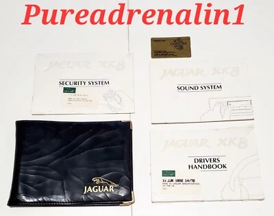 Jaguar XK8 XKR 1997 1998 1999 cupé convertible conjunto manual del propietario OEM Foto 1 de 4