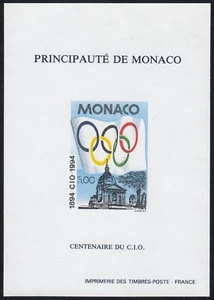 #MON (05236) Monaco 1994 Centenario del CIO (N°BFS24A) Gomma MNH** - Imagen 1 de 2