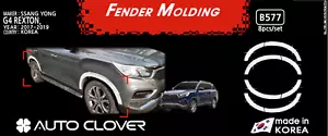 Fender guarnición cromo moldeo 8 piezas B577 ups para Ssangyong Rexton G4 2018~20 - Imagen 1 de 7