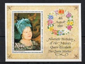 Niue 1990 Queen Mother's Geburtstag Ms MNH