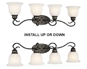 Kichler 45904OZ Tanglewood 4-Light 31" Vanity Light, Olde Bronze  (NIB) - Picture 1 of 3