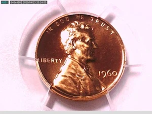 1960 P Lincoln Memorial Cent PCGS PR 67 RD CAM Large Date 38640703 Video - Picture 1 of 3