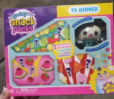 My Squishy Little Snack Packs TV Dinner Dot Pack- NEW- beige Green Star - Image 1 of 4