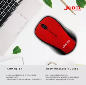 Wireless Mouse Computer PC Laptop - Picture 1 of 2