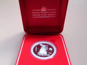 Australia. 1999 1 oz - Silver Dollar.. Lunar Series - Year of Rabbit.. Proof - Imagen 1 de 5