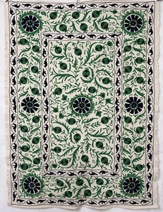 Suzani Wall Hanging, Suzani Bedspread , Festival Boho Home Décor , Home & Living - Picture 1 of 5