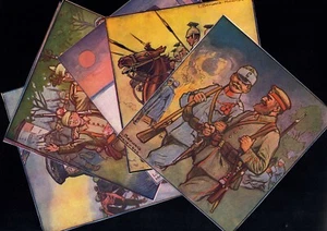 11 impresiones artísticas 1915 Guerra Mundial 1 - De Ludwig Berwald (Y-23) - Imagen 1 de 1