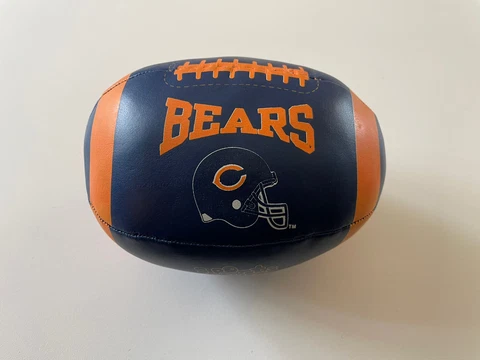 Vintage 1992 Good Stuff Sports Stuff NFL Chicago Bears Vinyl Plush Ball Cover