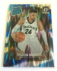 Grizzlies Dillon Brooks Mint 2017-18 Donruss Optic Shock Prizm Parallel RC #152 - Picture 1 of 1