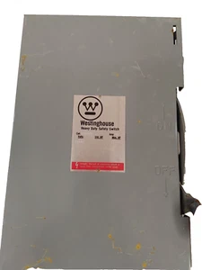 Westinghouse HUN322 Sicherheitsschalter, 60A, 240VAC, Typ 1 Gehäuse, Innen - GEBRAUCHT - Bild 1 von 6