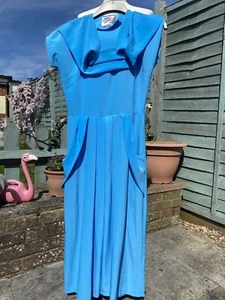 Vivien Of Holloway Lana Dress Cornflower Blue Goodwood/Twinwood - Picture 1 of 8