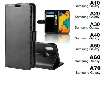 Handy Buch Hülle Geldbörse für Samsung Galaxy A10 A20e A40 A50 A70 A51 A71 - Bild 1 von 4