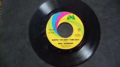 1969 Neil Diamond - Holly Holy /Hurtin' You Don't Come Easy Pop 45 Good - Image 1 of 4
