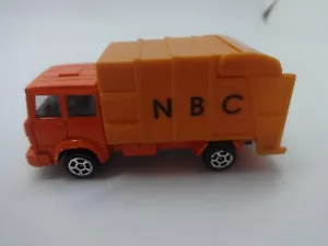 Corgi Juniors Jr 1984 Orange Iveco "NBC Refuse Truck - Loose & Nice - Picture 1 of 6