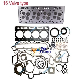 For Bobcat S220 S250 S300 T2250 T300 Skid Loader Engine Cylinder Head Assembly - Picture 1 of 2