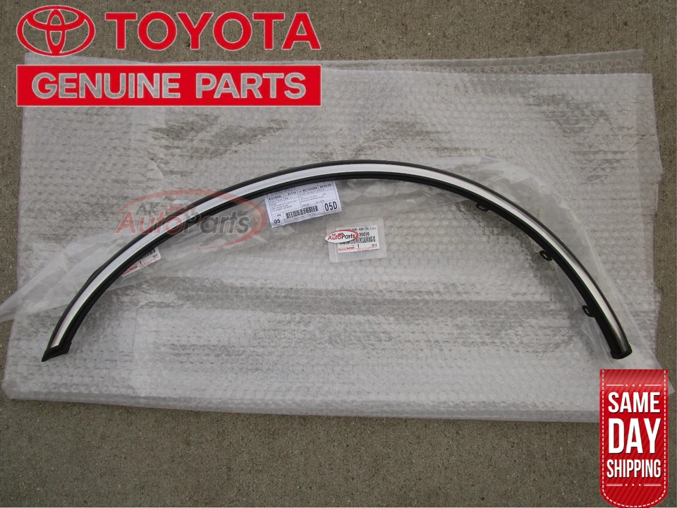 95 - 00 TOYOTA TACOMA DIANTEIRO ESQUERDO PARA-LAMA FLARE ACABAMENTO DE MOLDAGEM FABRICANTE DE EQUIPAMENTO ORIGINAL NOVO - Imagem 1 de 4