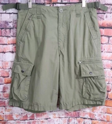 Aigle Hombre Verde Carga Corto Talla 30 10" Entrepierna Senderismo Viaje al Aire Libre Foto 1 de 3