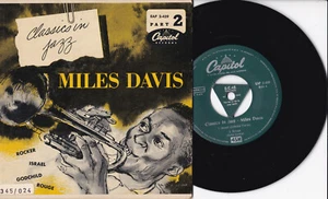 Miles Davis ‎-Classics In Jazz Part 2- 7" EP 45 US-Pressung, Capitol Records  - Bild 1 von 1