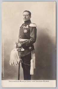 1906 RPPC Wilhelm Ernst - Last Grand Duke Saxe-Weimar-Eisenach Unposted Postcard - Picture 1 of 5
