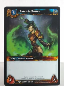 Patricia Potter - War of the Elements 122/220 - common - World of Warcraft TCG - Picture 1 of 2