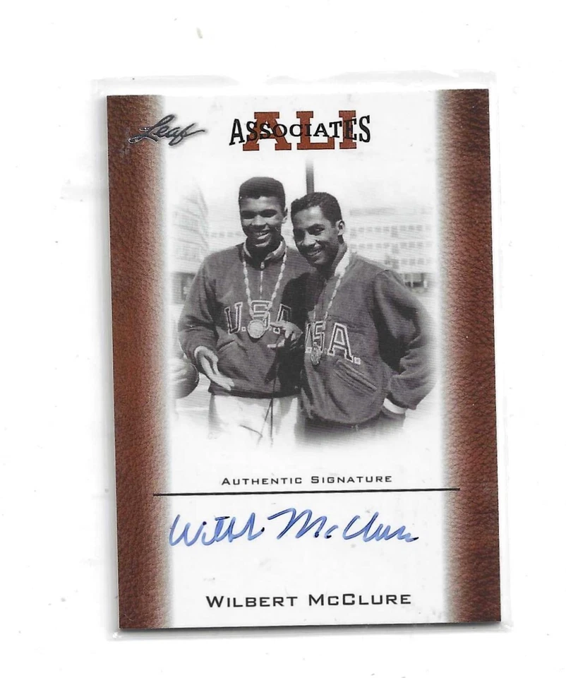 2018 Leaf-All Associated-Authentic Signature Wilbert McClure-Boxing=NM+ - Image 1 of 1