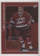 2000-01 ITG Be A Player Signature Series Ruby Chicago Sun-Times /10 Shane Willis