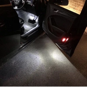 Luces LED puerta pootwell para Audi A1, A3, A4, A5, A6, TT, Q3, Q5 6Y0947411 4B0947415 - Imagen 1 de 5