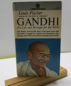 Gandhi His Life and Message for the World By Louis Fisher Paperback - Imagen 1 de 6