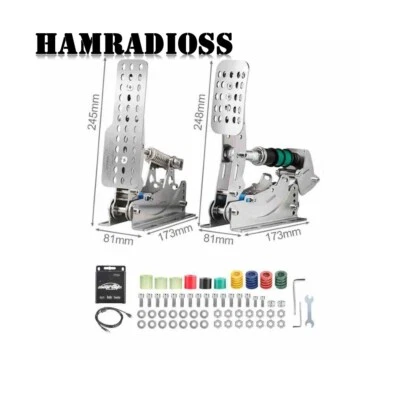 Racing Game Simulator Throttle+Brake Set 12bit USB Controller PC Pedals Logitech - Image 1 of 3